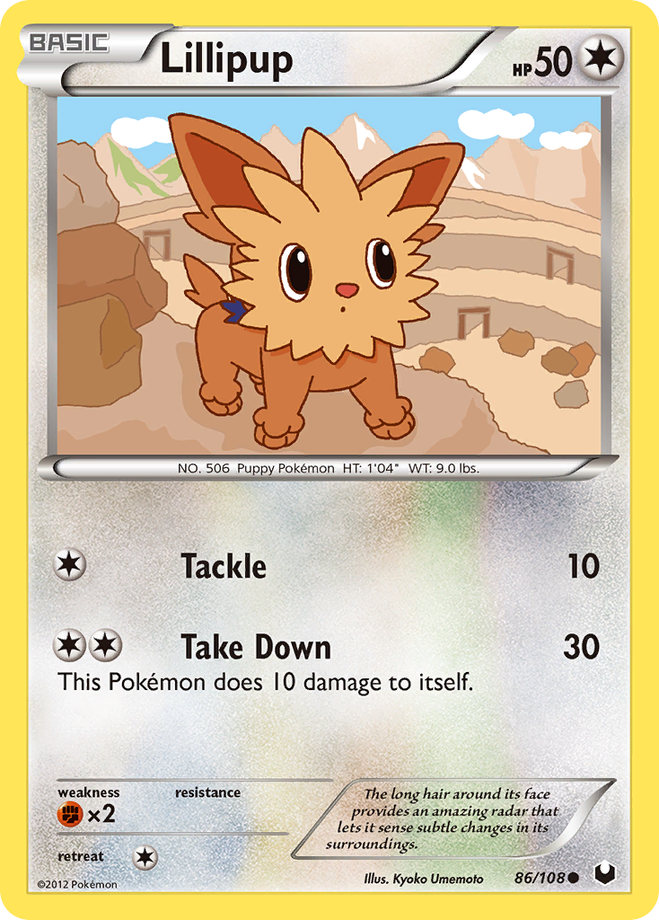 Lillipup — illustrated card