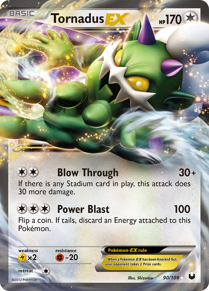 Tornadus-EX — illustrated card