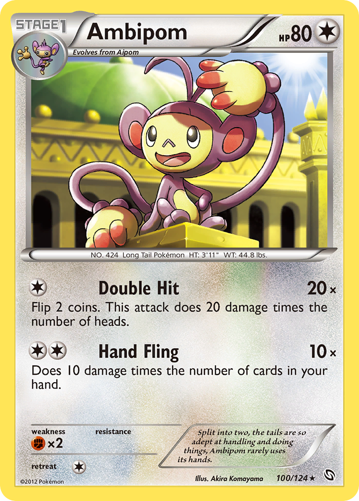 Ambipom — illustrated card