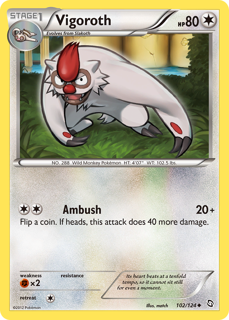 Vigoroth — illustrated card