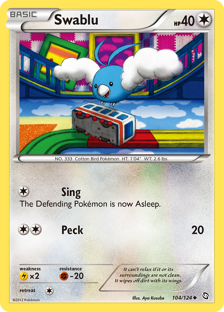 Swablu — illustrated card