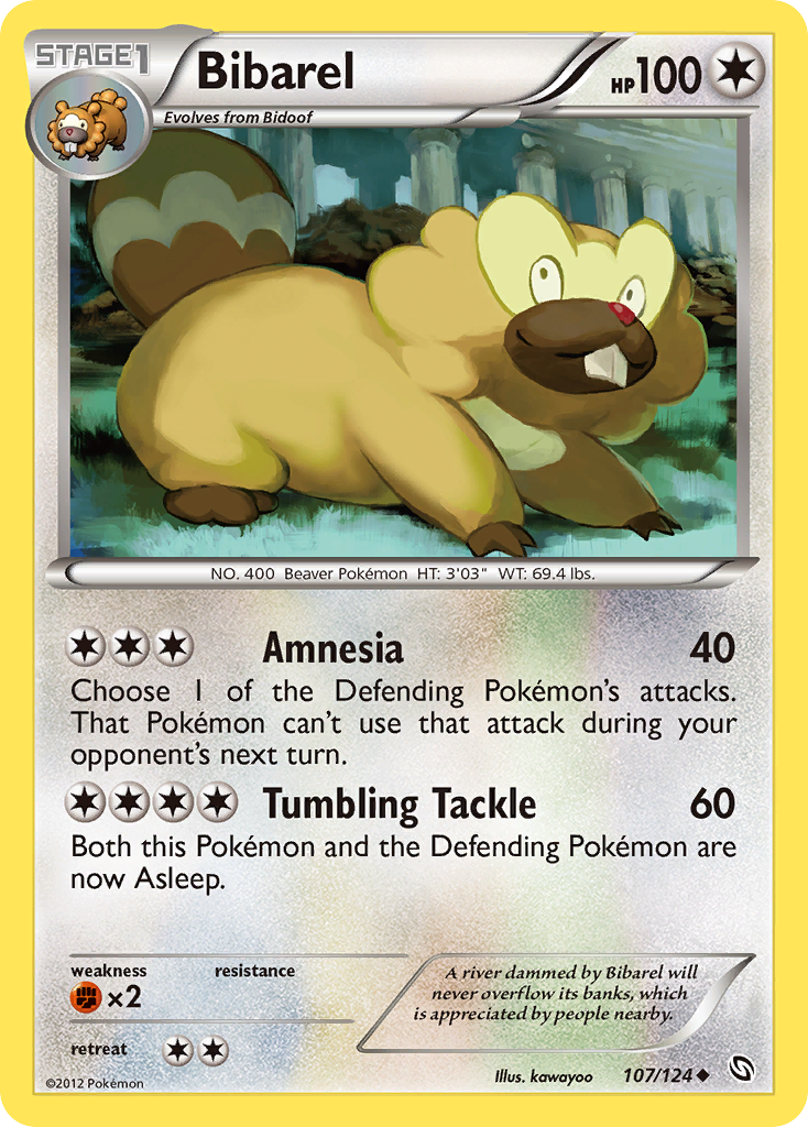 Bibarel — illustrated card