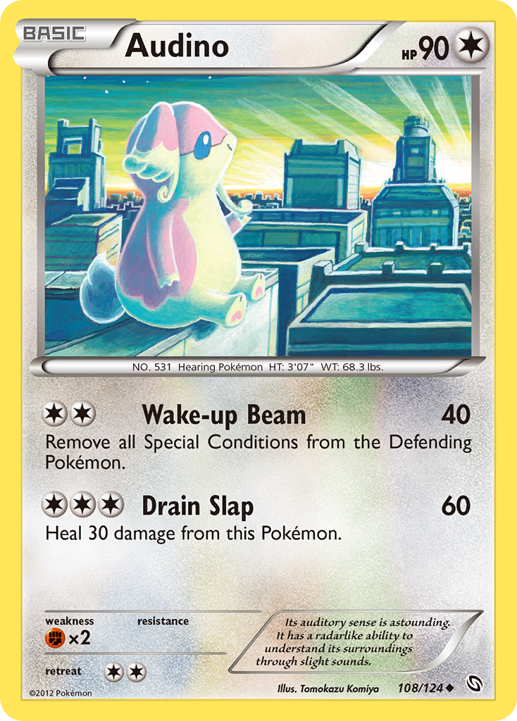 Audino — illustrated card