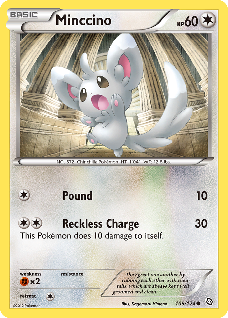 Minccino — illustrated card