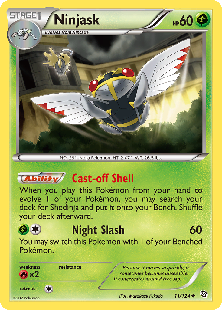 Ninjask — illustrated card