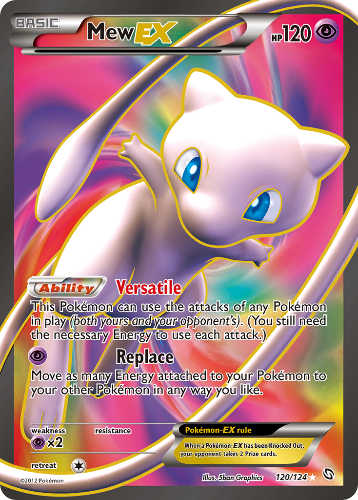 Mew-EX — illustrated card