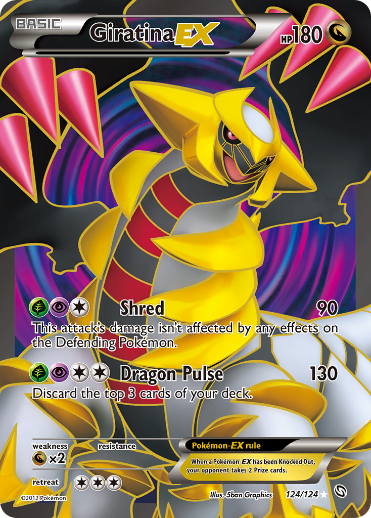 Giratina-EX — illustrated card