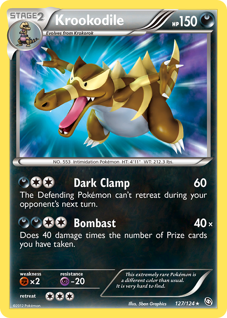 Krookodile — illustrated card