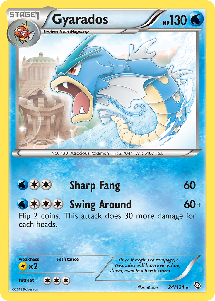 Gyarados — illustrated card