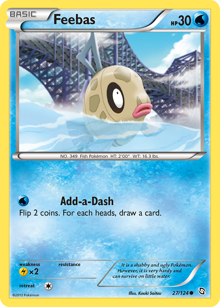 Feebas — illustrated card