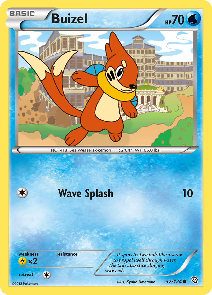 Buizel — illustrated card