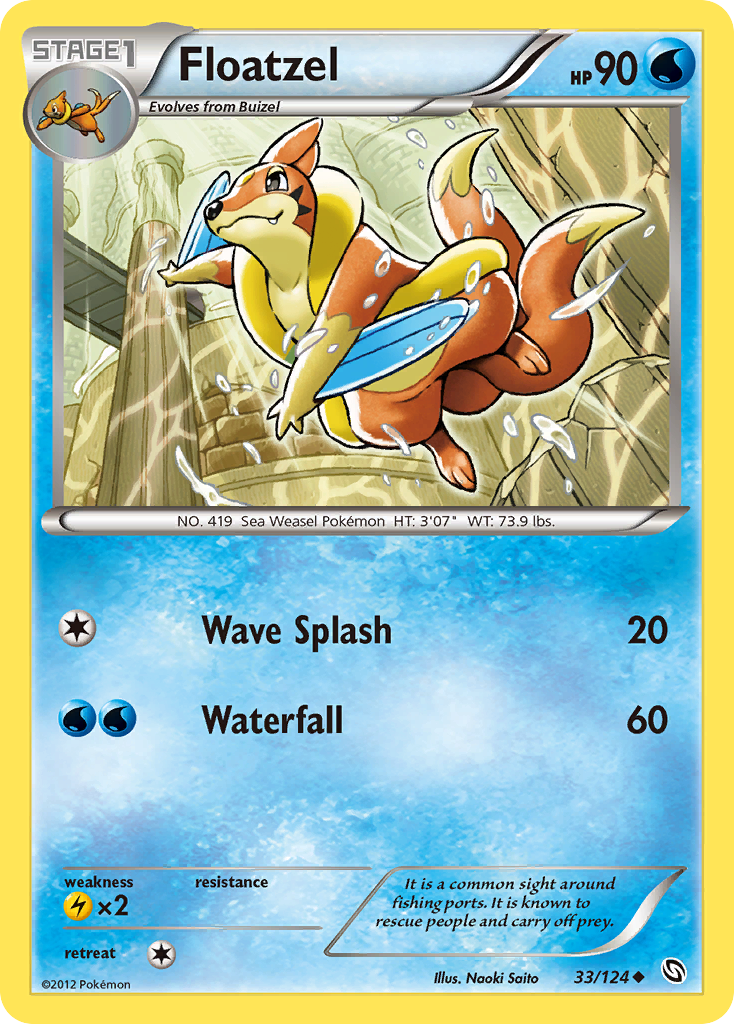 Floatzel — illustrated card
