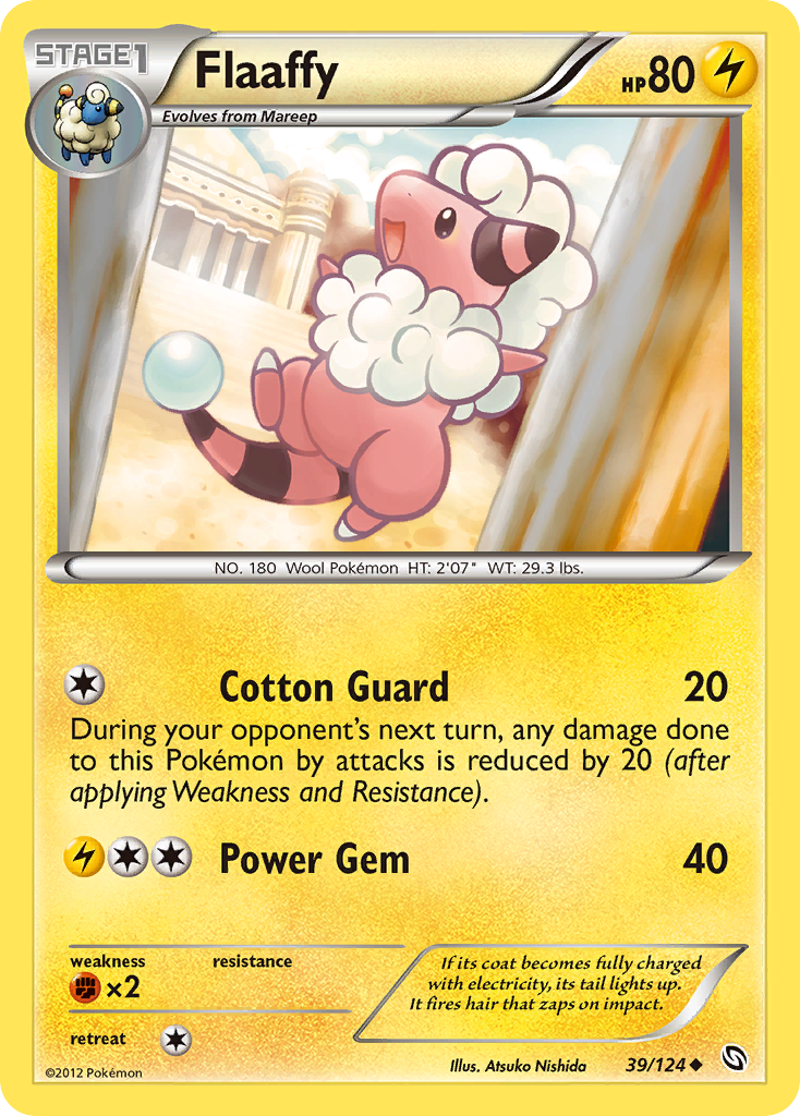 Flaaffy — illustrated card