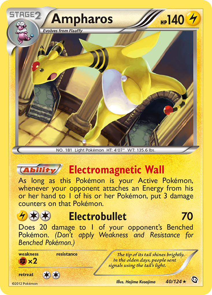 Ampharos — illustrated card