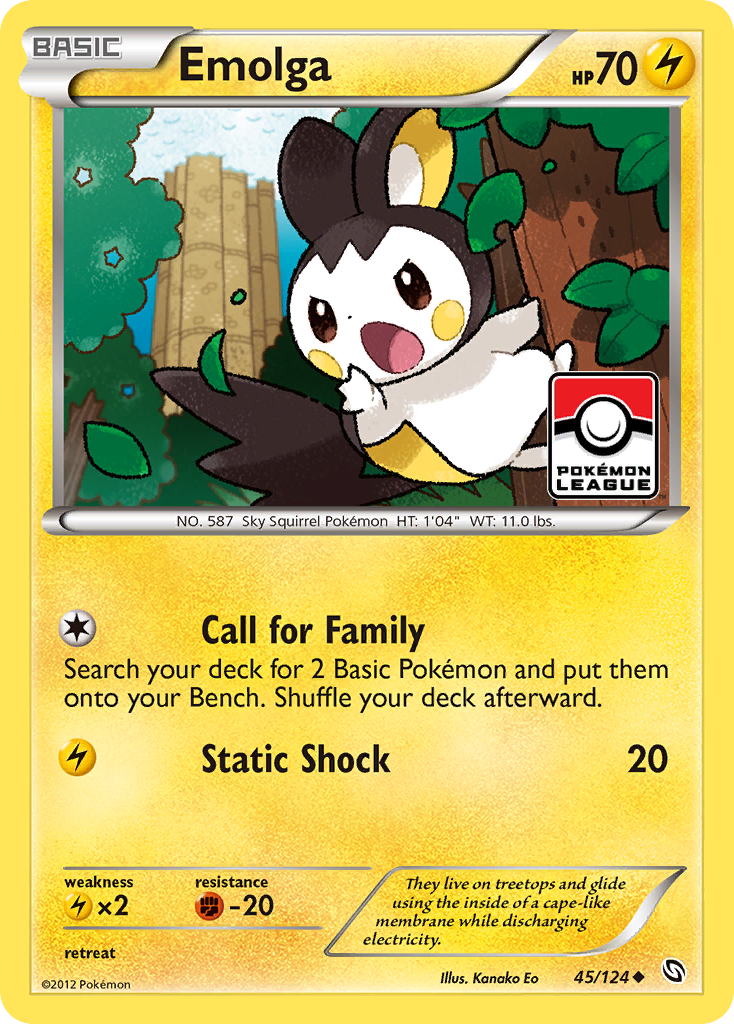 Emolga — illustrated card