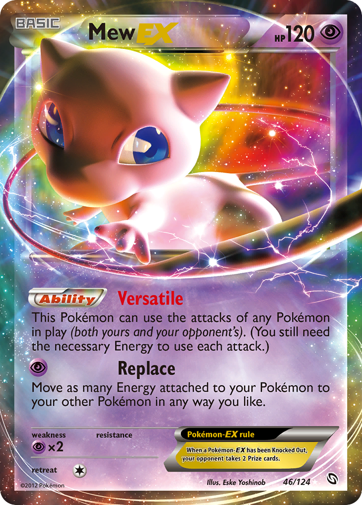 Mew-EX — illustrated card