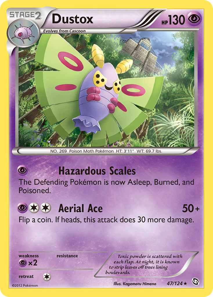 Dustox — illustrated card