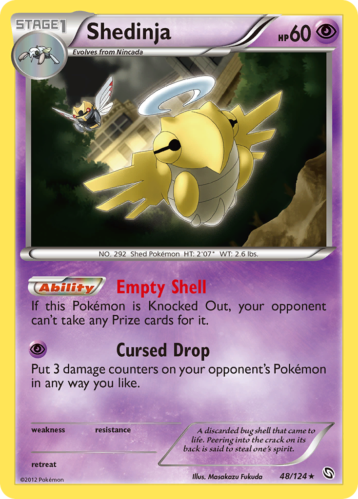 Shedinja — illustrated card