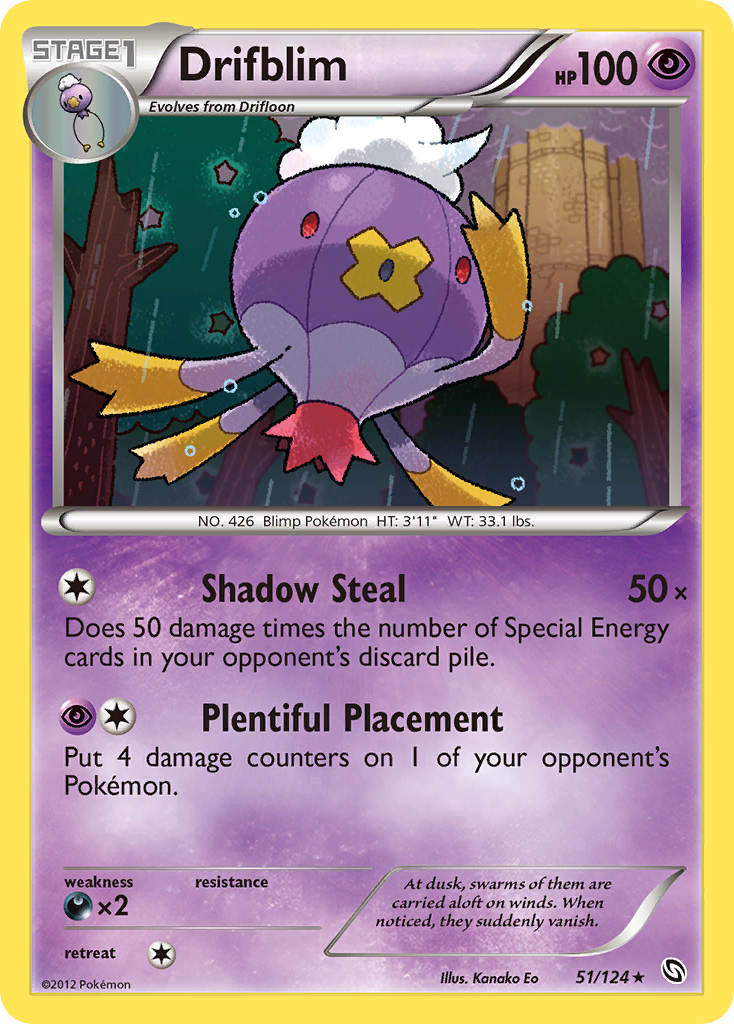 Drifblim — illustrated card