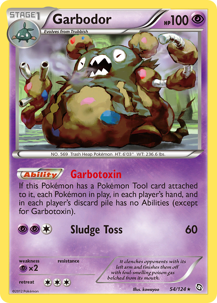 Garbodor — illustrated card