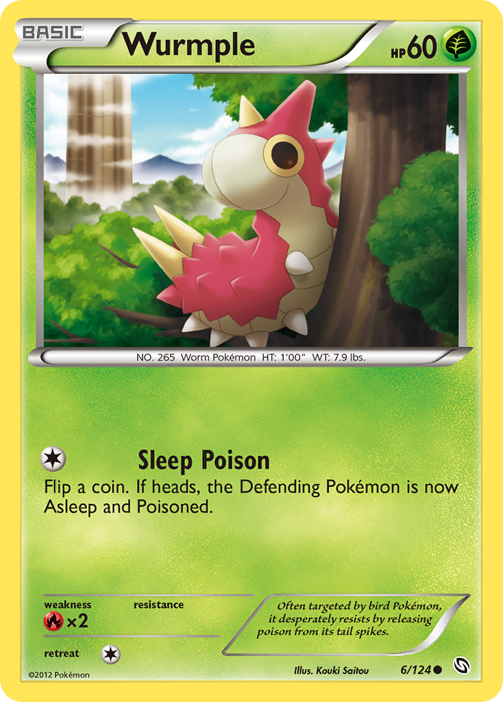 Wurmple — illustrated card