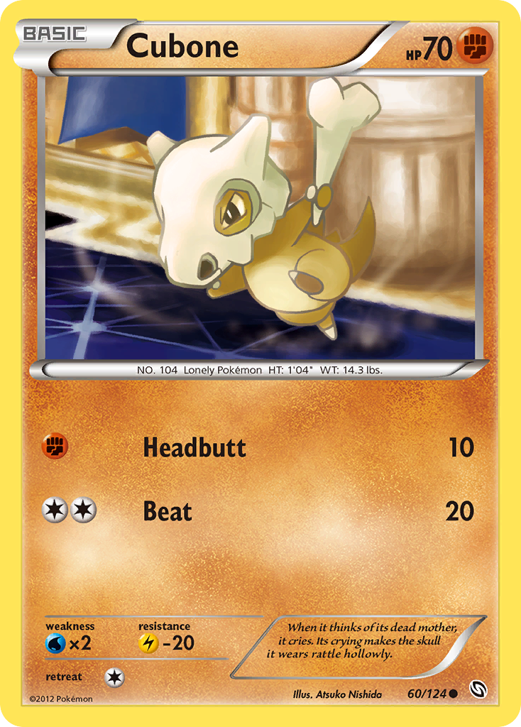 Cubone — illustrated card