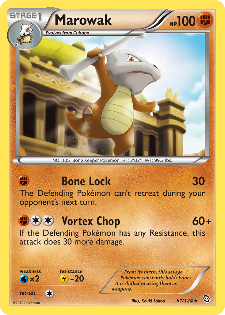 Marowak — illustrated card