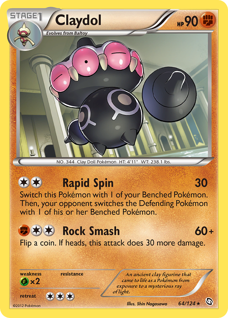 Claydol — illustrated card