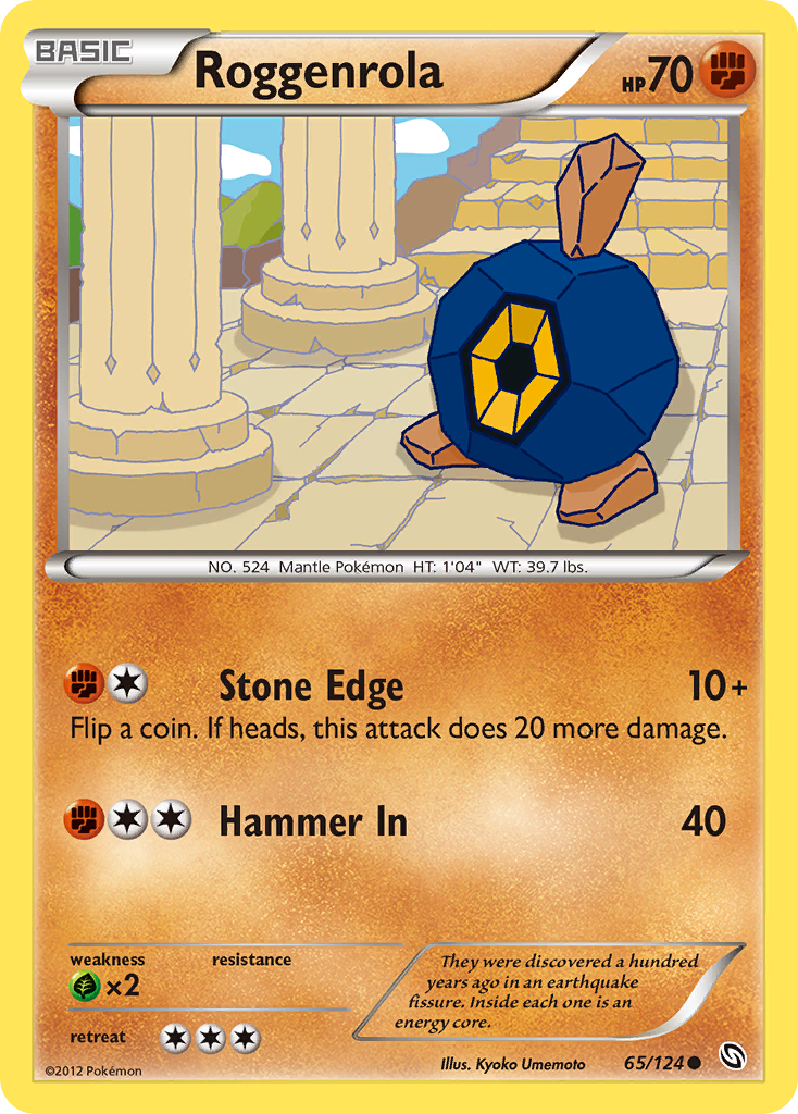 Roggenrola — illustrated card
