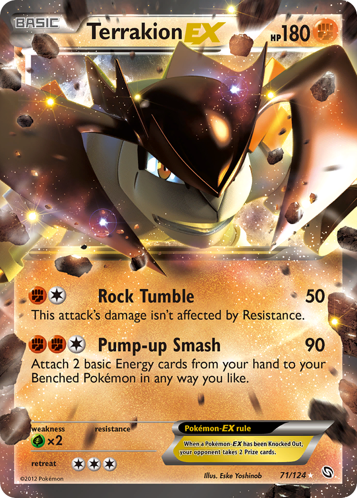 Terrakion-EX — illustrated card