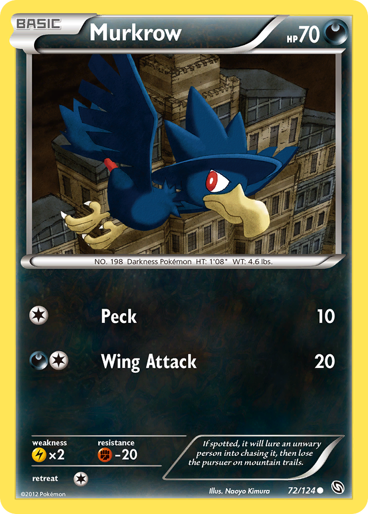 Murkrow — illustrated card
