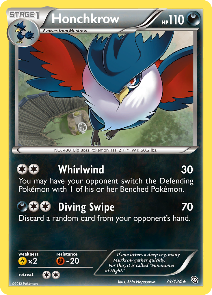 Honchkrow — illustrated card