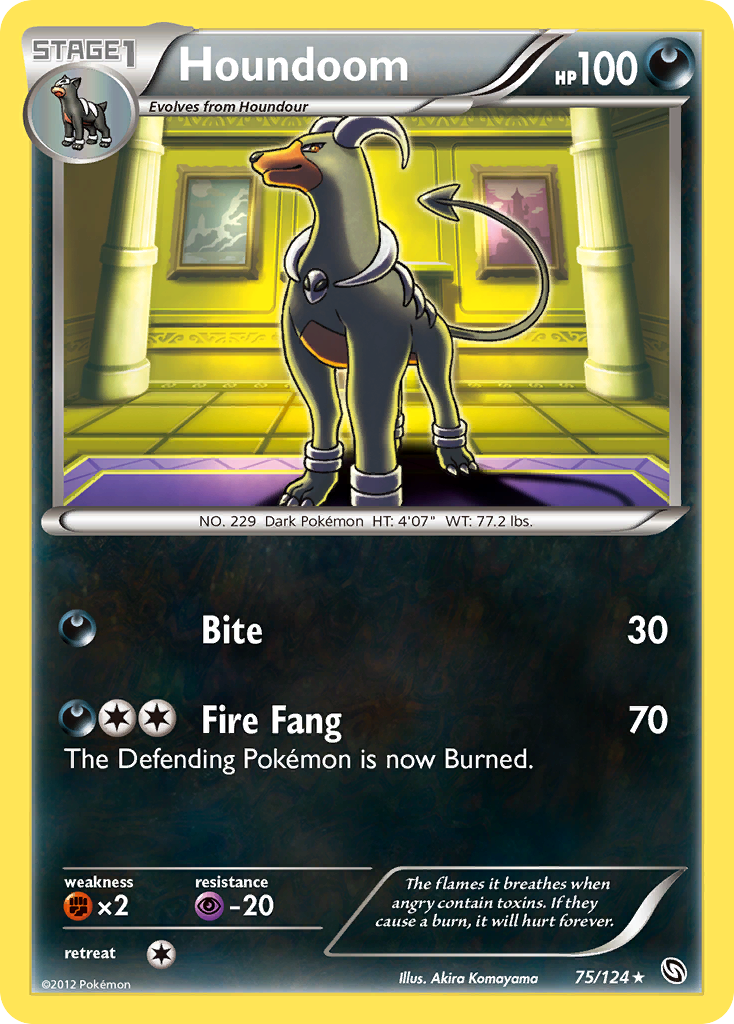 Houndoom — illustrated card