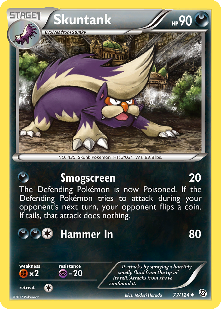 Skuntank — illustrated card