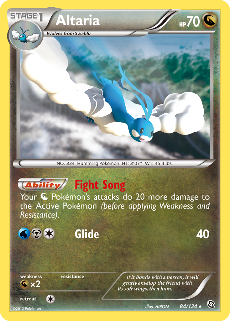 Altaria — illustrated card