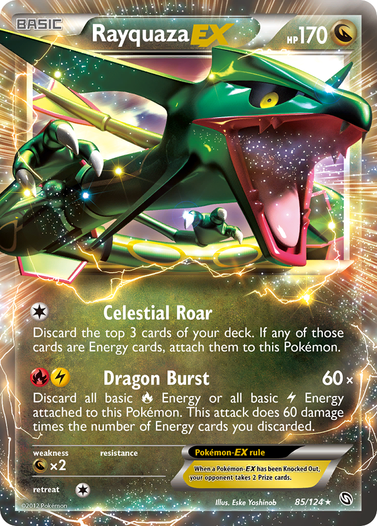 Rayquaza-EX — illustrated card