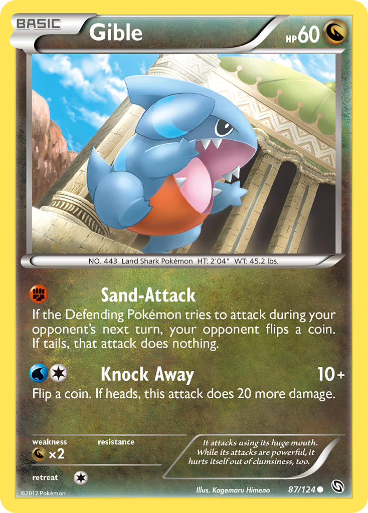 Gible — illustrated card