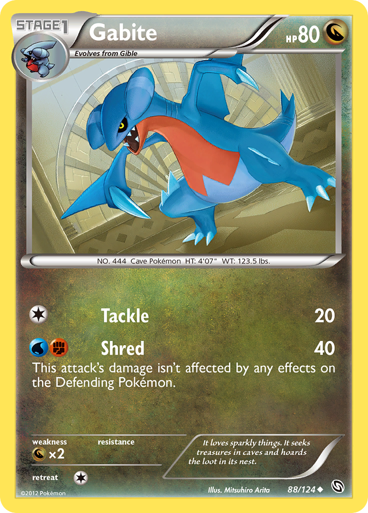 Gabite — illustrated card