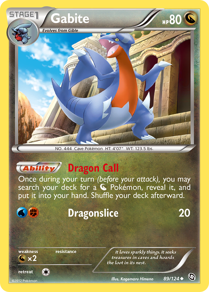 Gabite — illustrated card