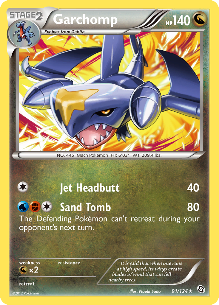 Garchomp — illustrated card