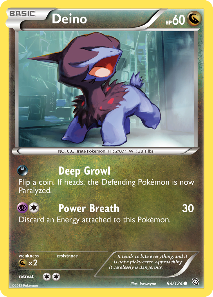 Deino — illustrated card