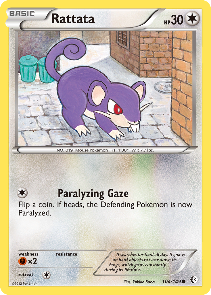 Rattata — illustrated card