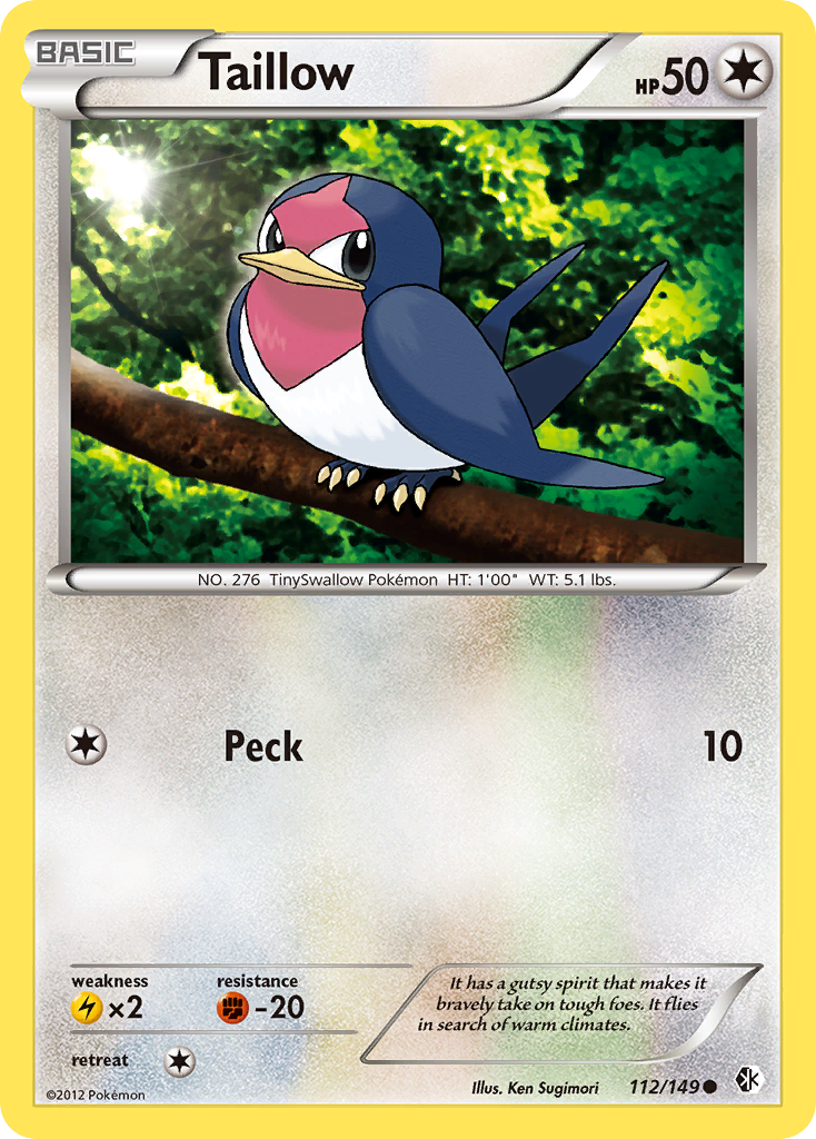 Taillow — illustrated card