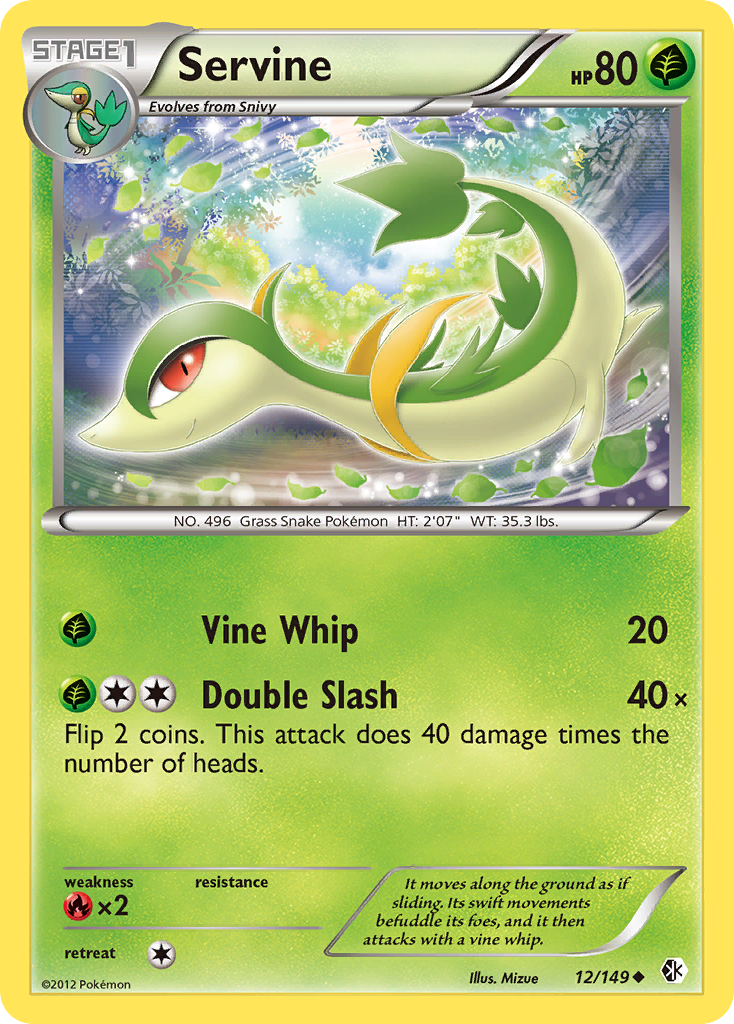 Servine — illustrated card