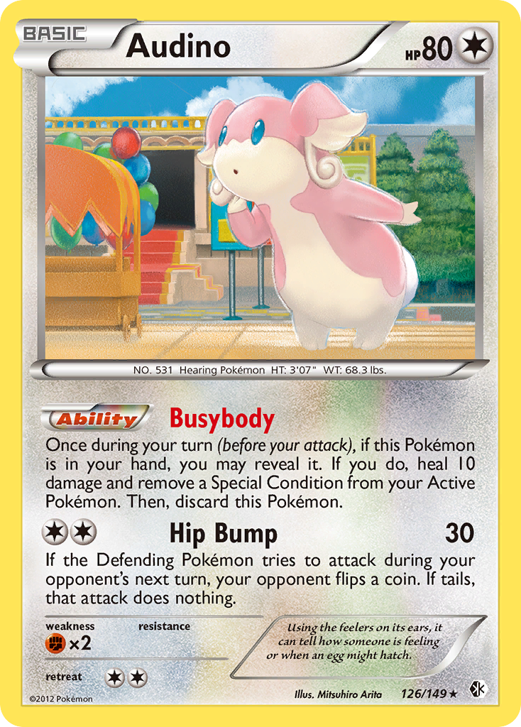 Audino — illustrated card