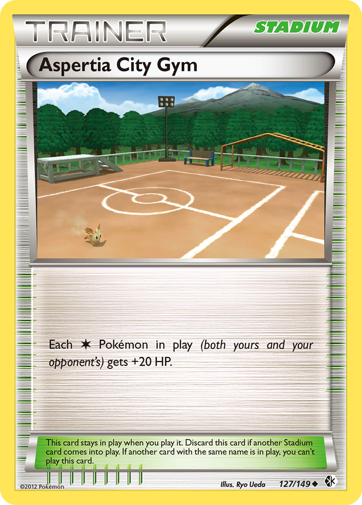 Aspertia City Gym — illustrated card
