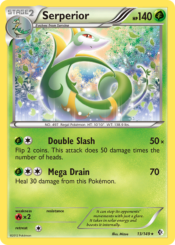 Serperior — illustrated card