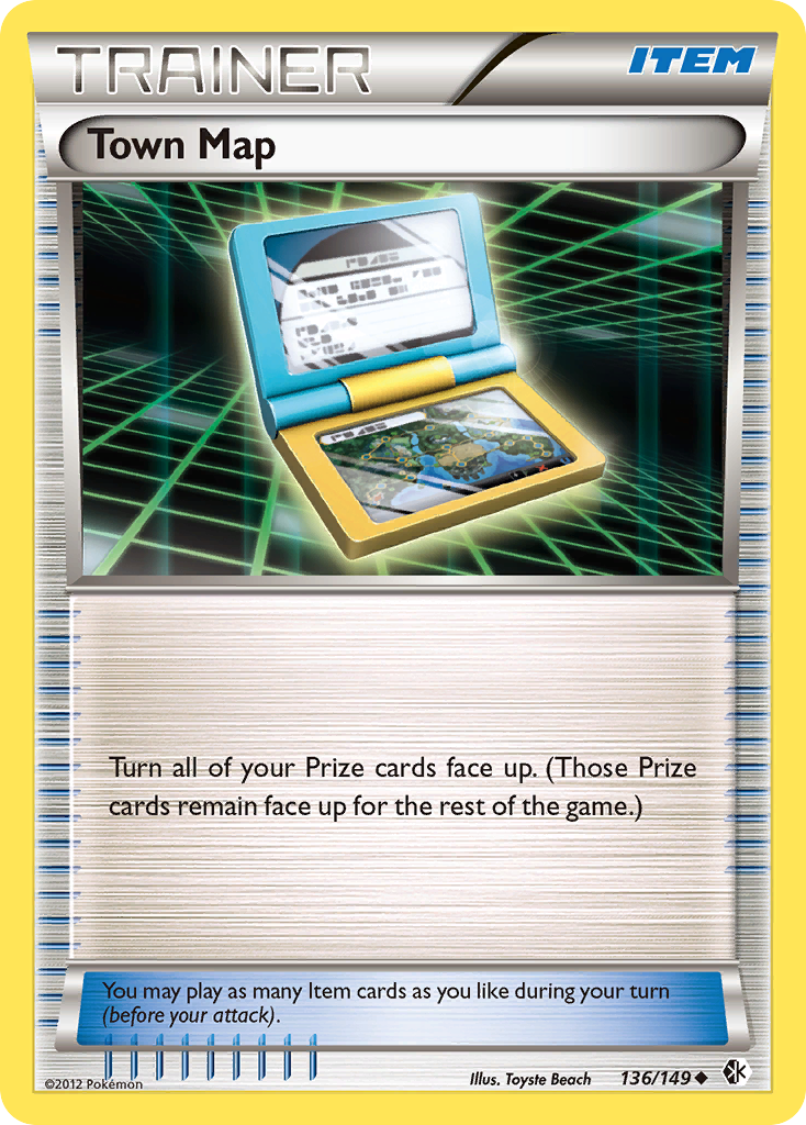 Town Map — illustrated card