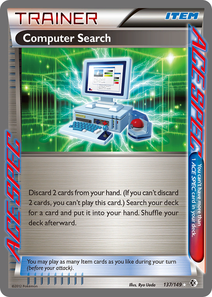 Computer Search — illustrated card
