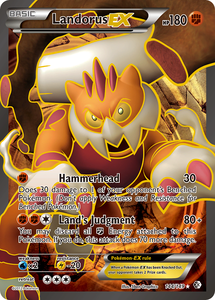 Landorus-EX — illustrated card